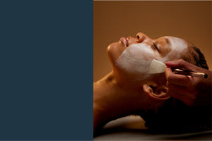 A woman getting a Woodhouse Spa Illuminate facial.