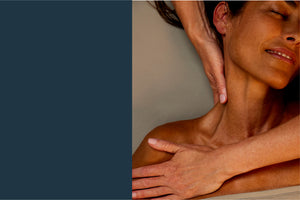 A woman getting a Woodhouse Spa Body Balance massage.